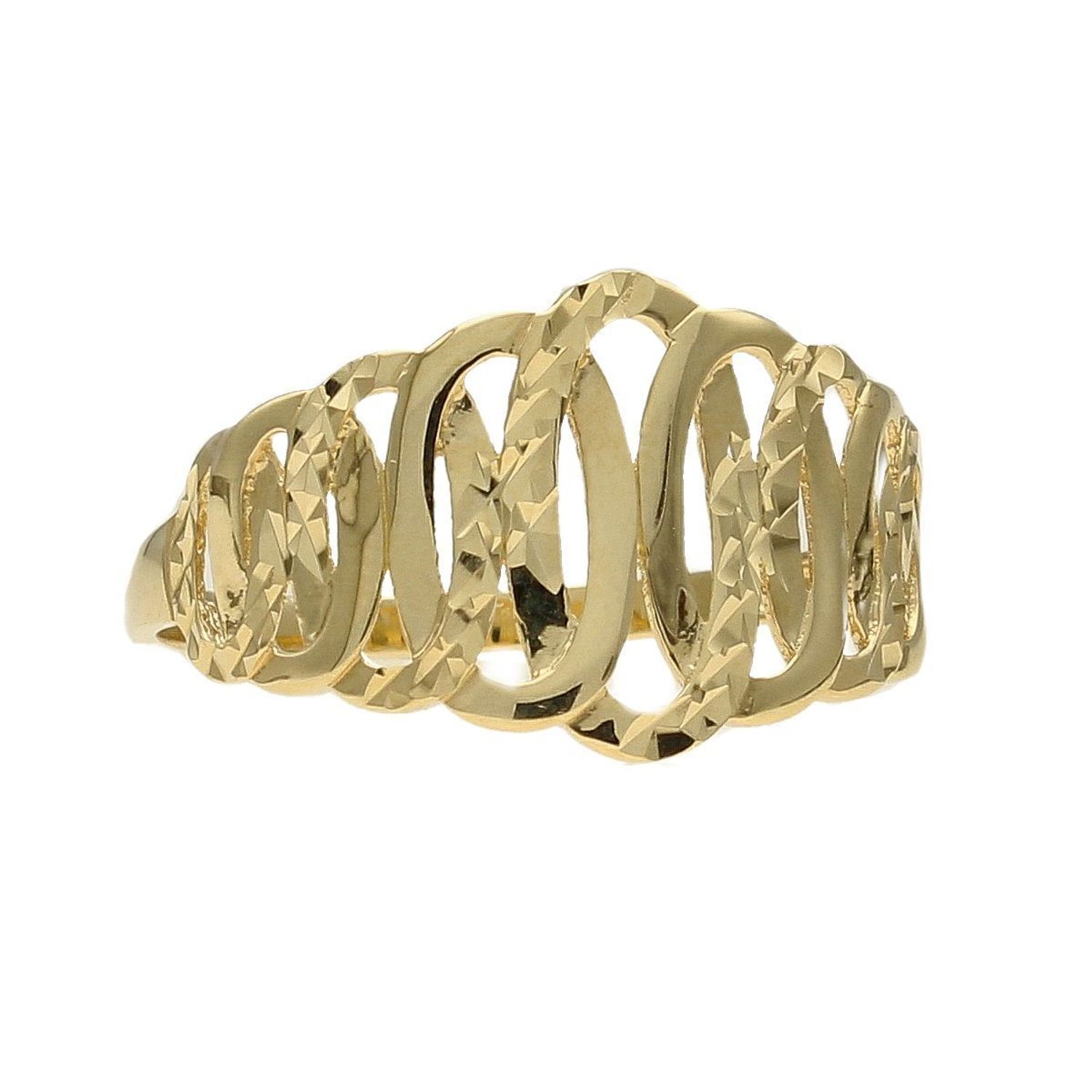 Złoty pierścionek szeroka obrączka z owalnymi kształtami PI 5728 (1).jpg